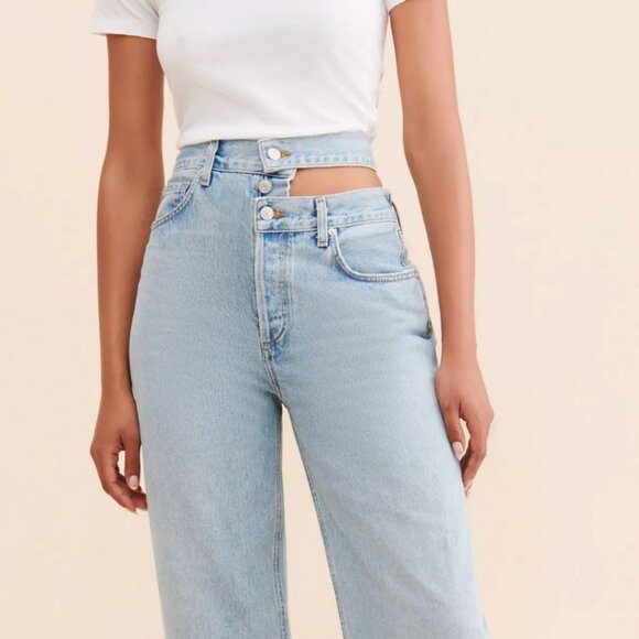 Agolde Broken Waistband Jeans (25) - Picture 2 of 7